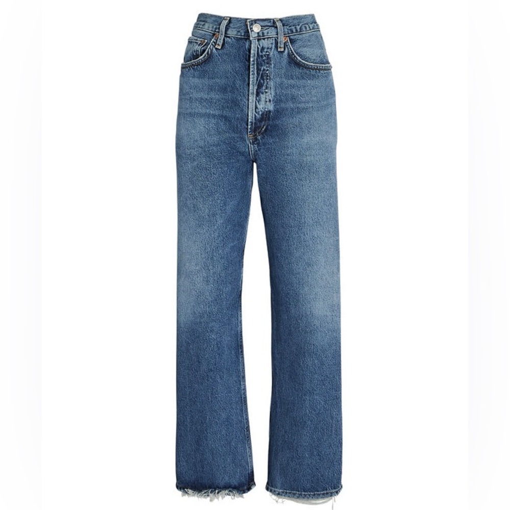 AGOLDE 90’s Crop Mid-Rise Loose Straight Jeans